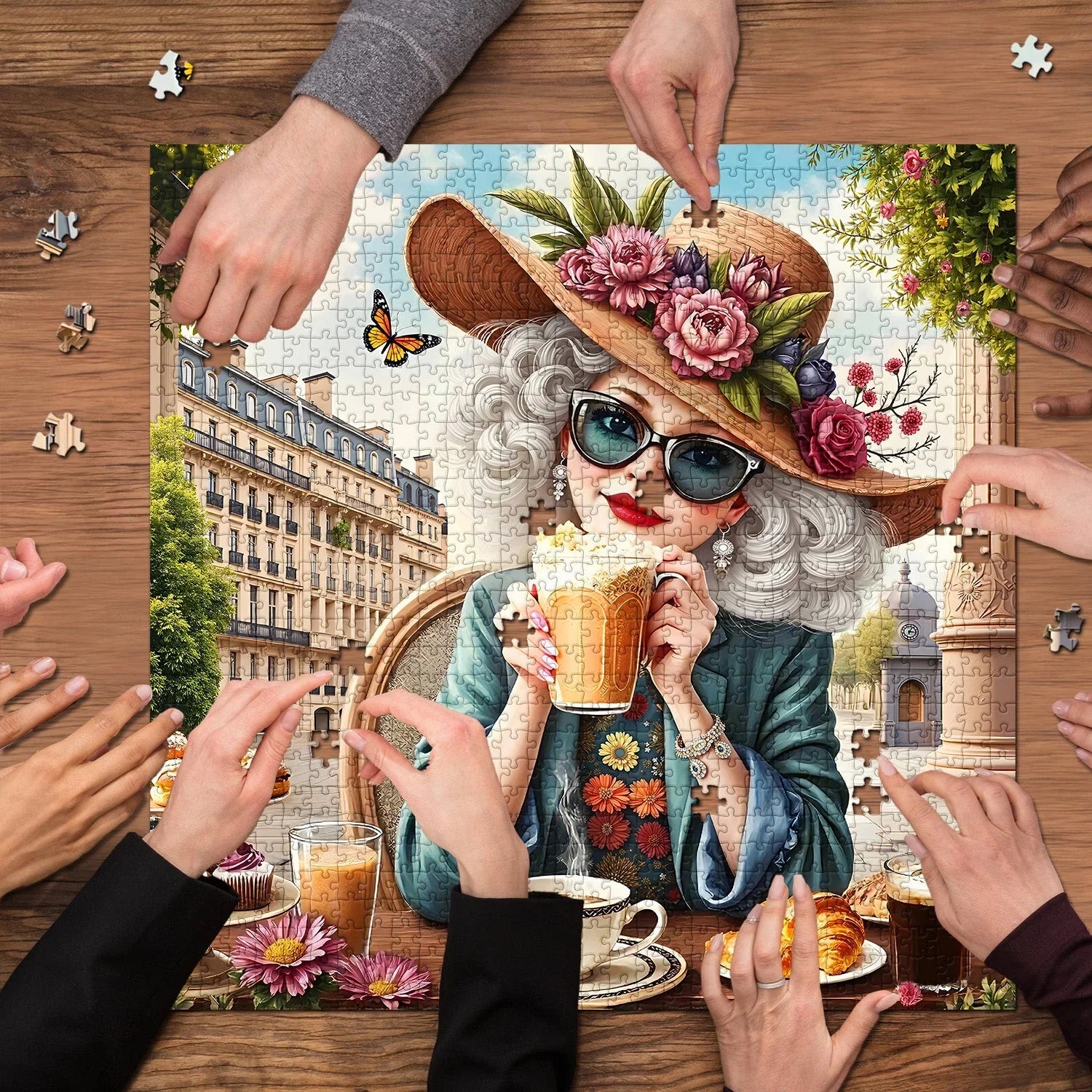 Elegant Afternoon Tea Jigsaw Puzzle 1000 Pieces