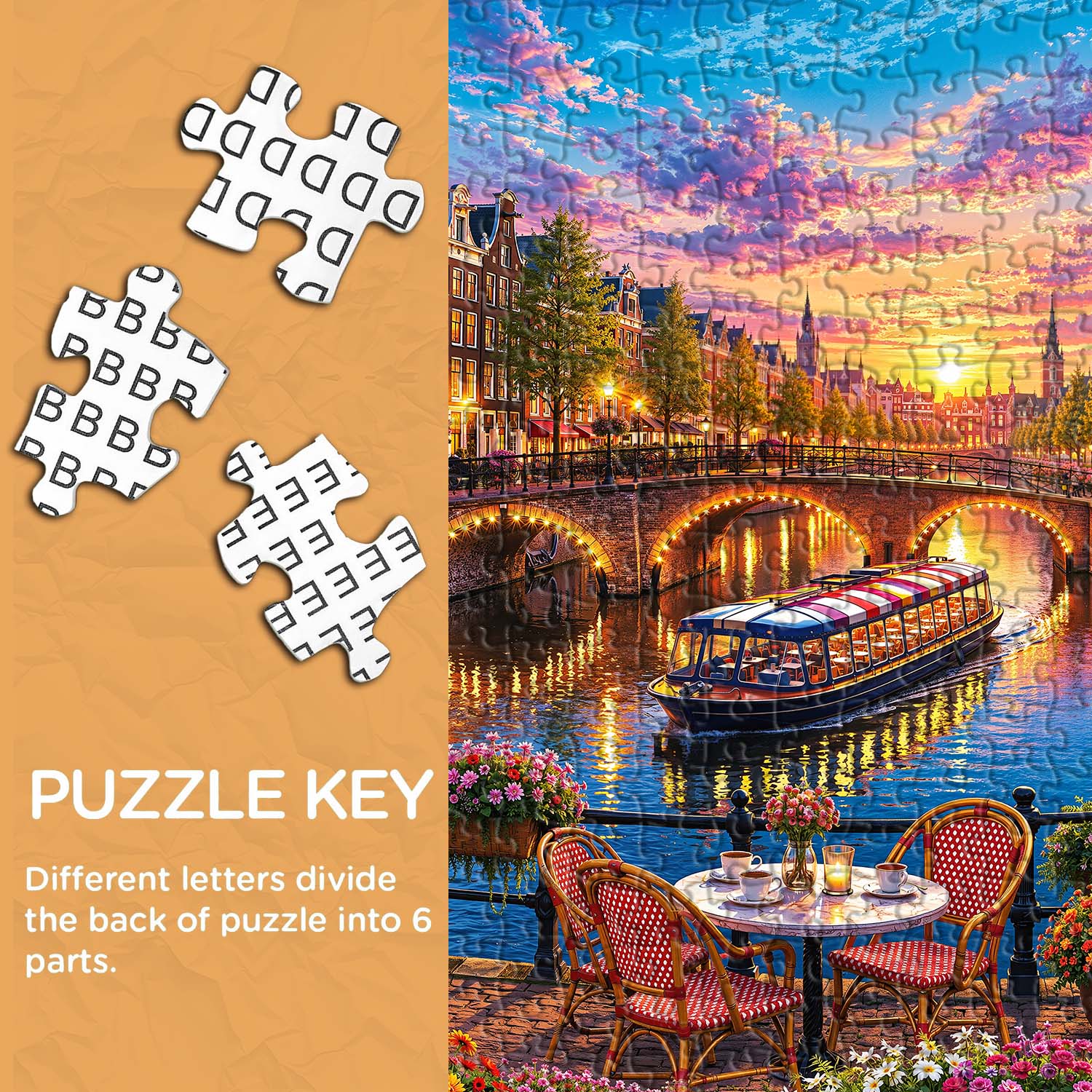 Canal Glow Jigsaw Puzzle 1000 Pieces