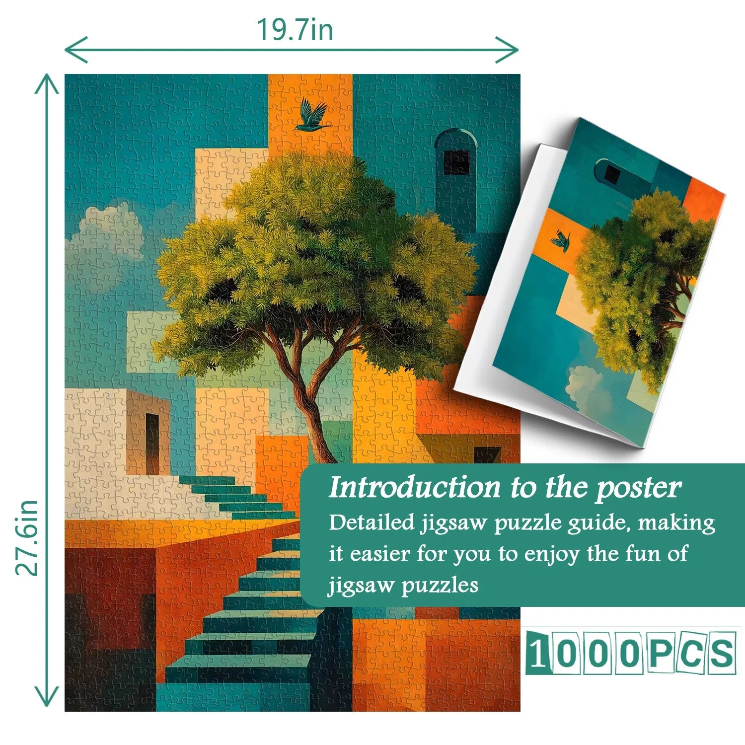 Tree of Geometry Jigsaw Puzzle 1000 Pieces