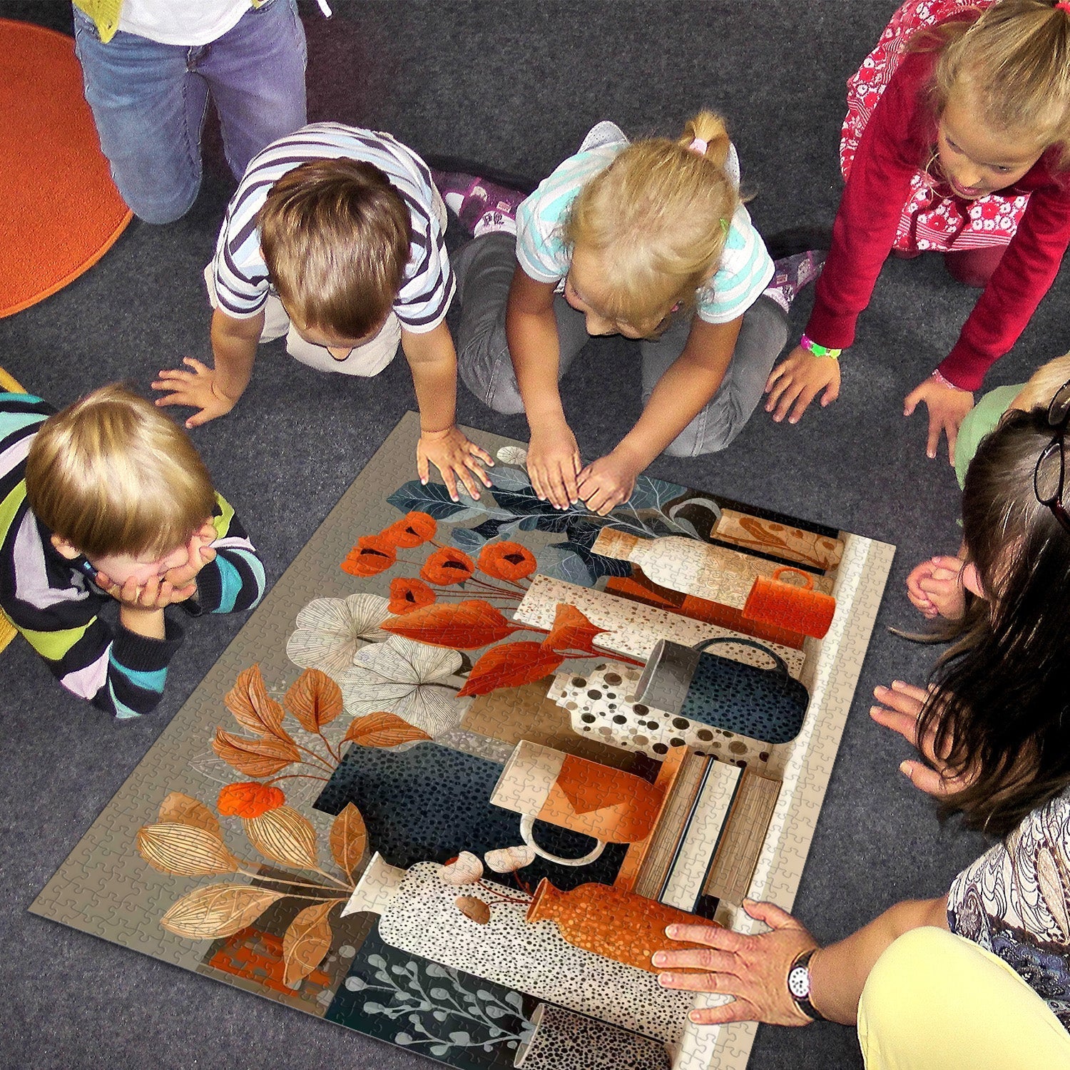 Geometrisches Kunstpuzzle 1000 Stücke