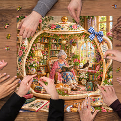 Grandma’s Garden Teapot Jigsaw Puzzle 1000 Piece
