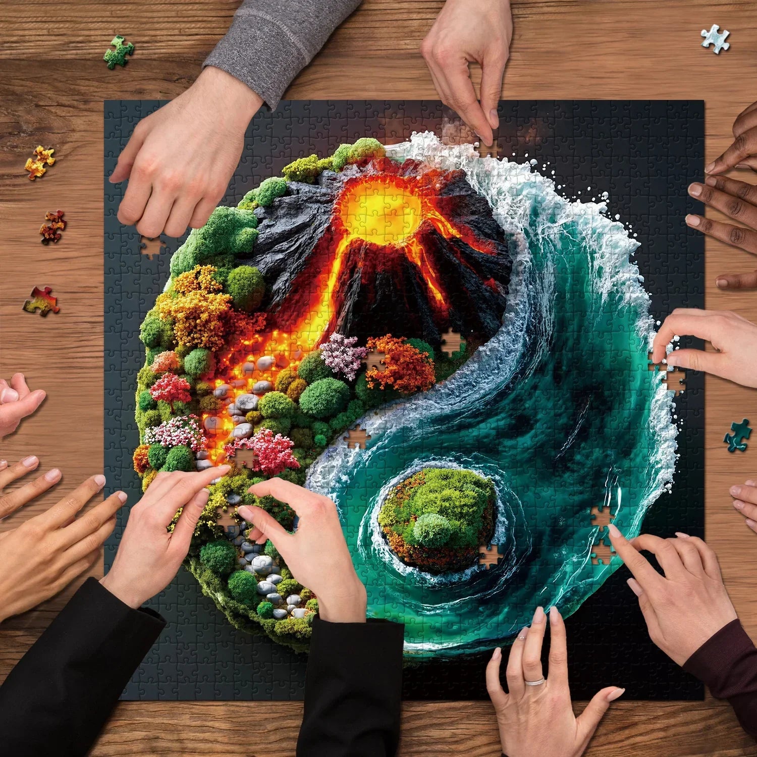 Flame and Tide Jigsaw Puzzles 1000 Pieces