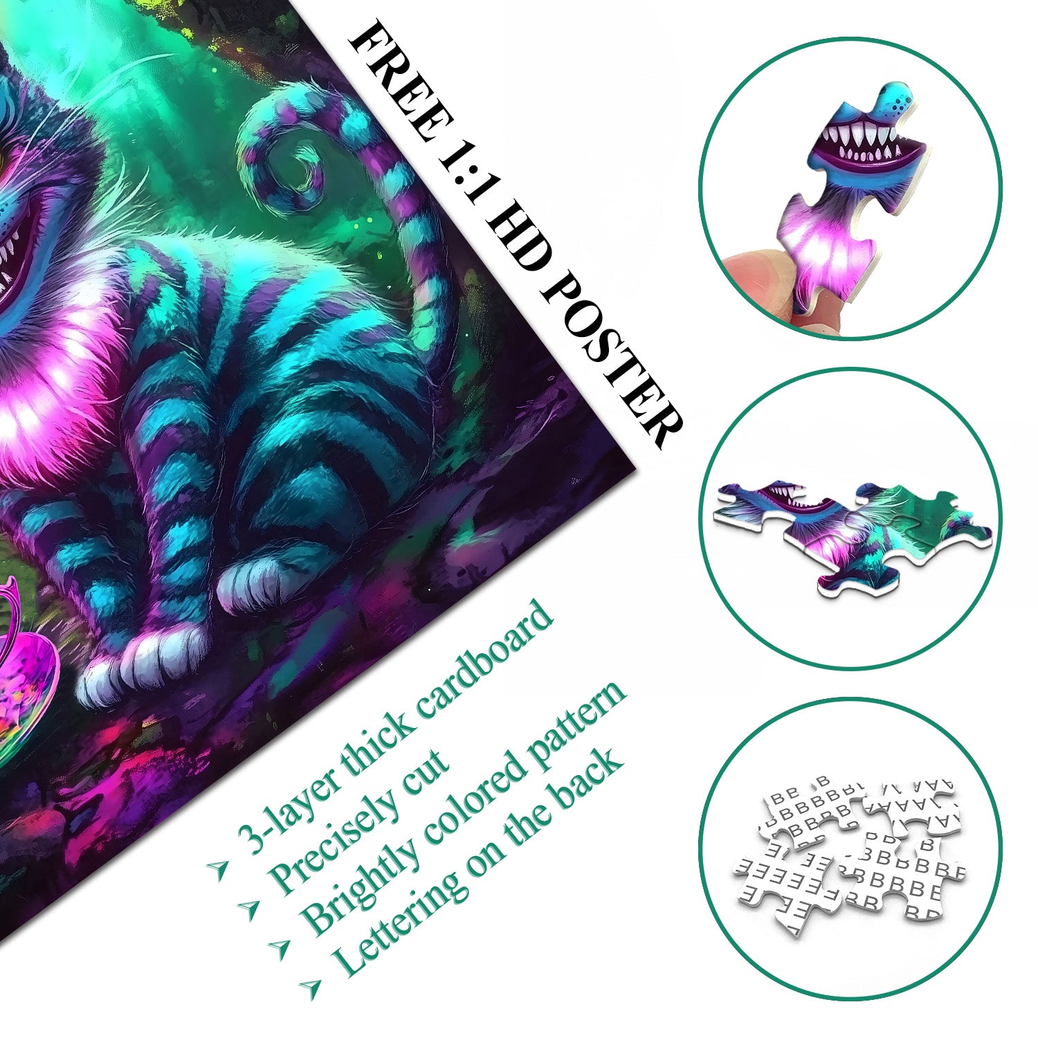 Devilish Kitten Jigsaw Puzzle 1000 Pieces