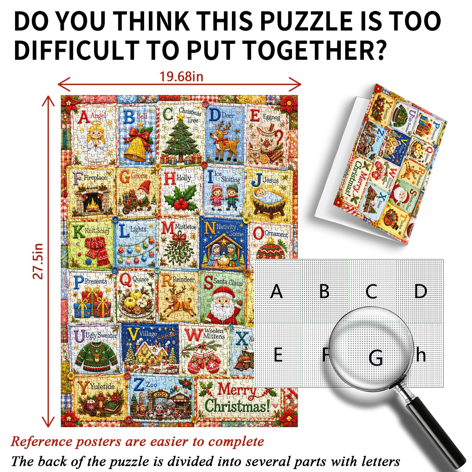 Christmas Letter Collection Jigsaw Puzzle 1000 Piece