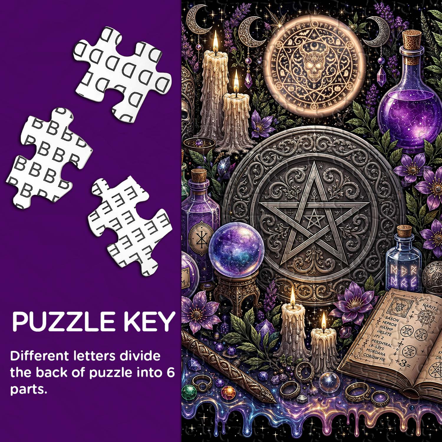 Halloween Magic Potions Jigsaw Puzzle 1000 Piece