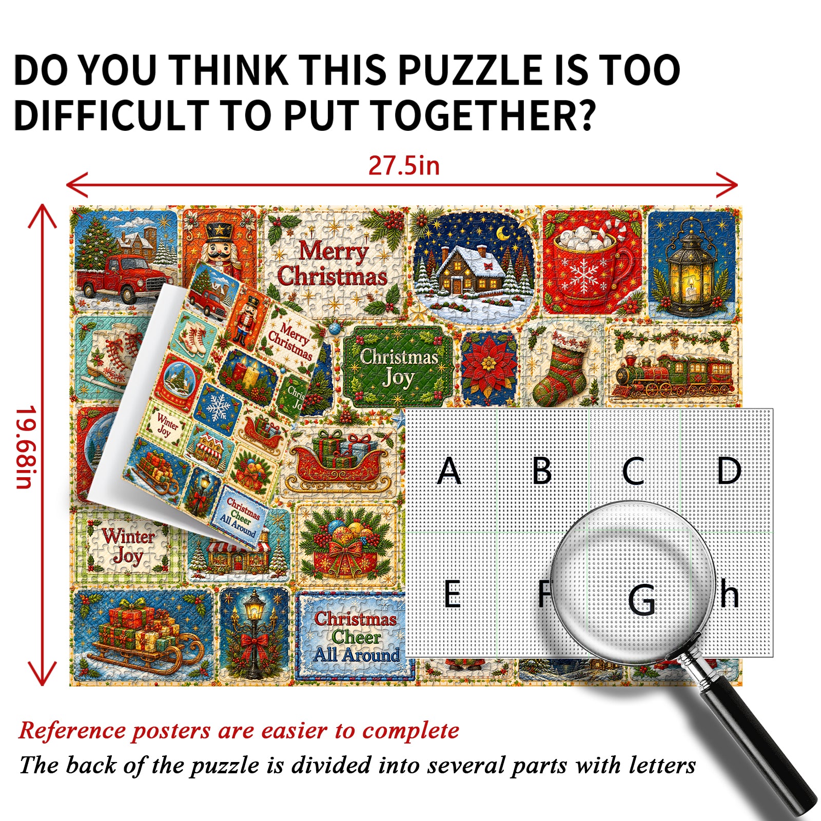 Christmas Quilt Jigsaw Puzzle 1000 Piece