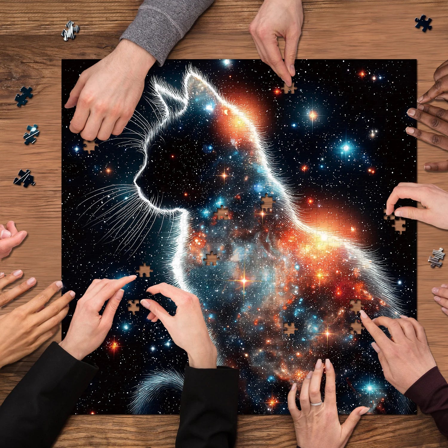 Star Cat Jigsaw Puzzle 1000 Pieces