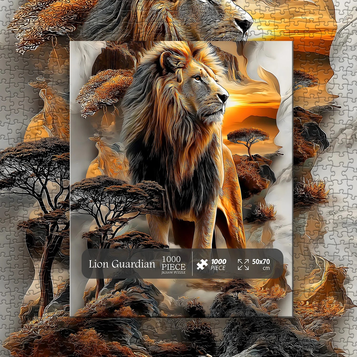 Lion Guardian Jigsaw Puzzle 1000 Pieces