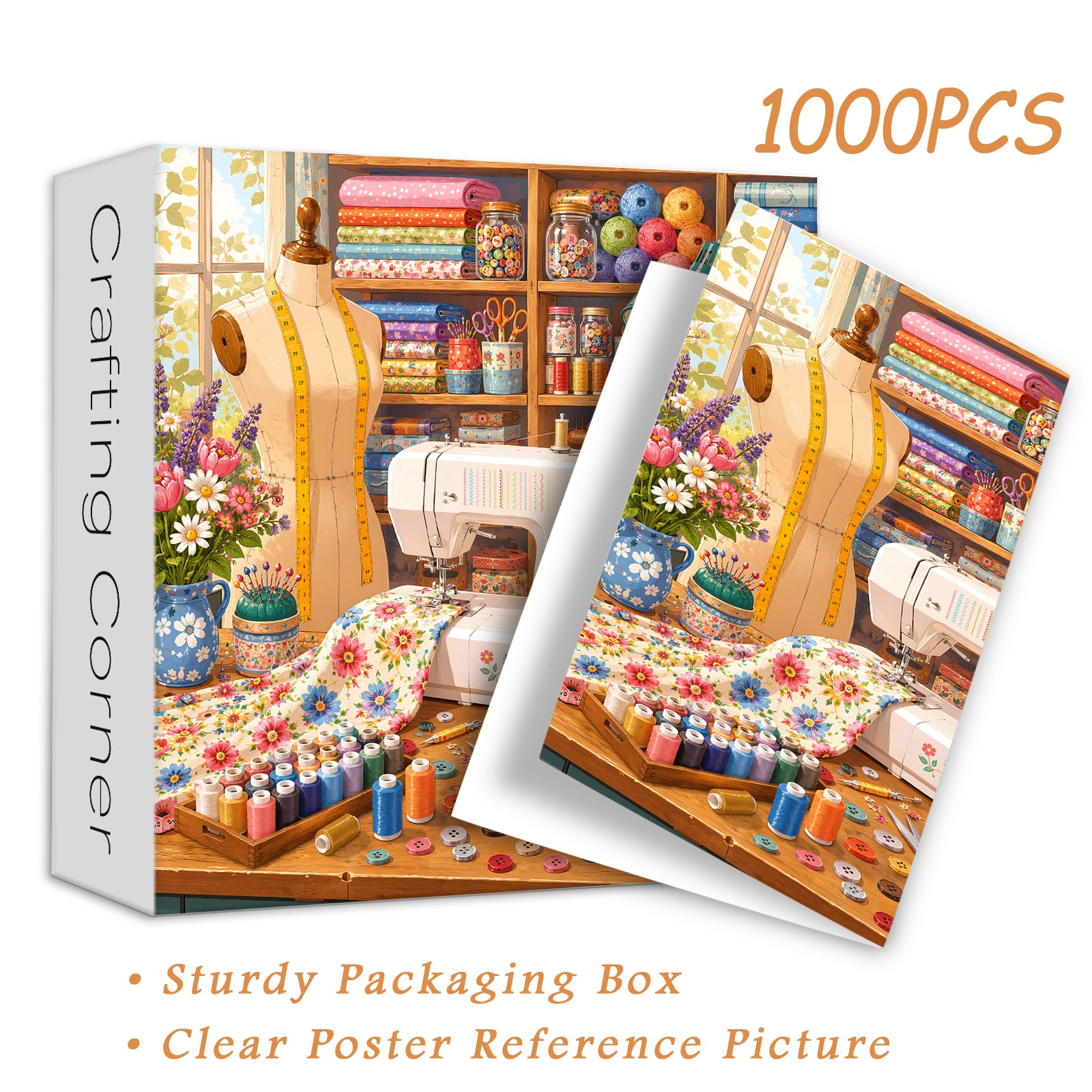 Crafting Corner  Jigsaw Puzzle  1000 Piece