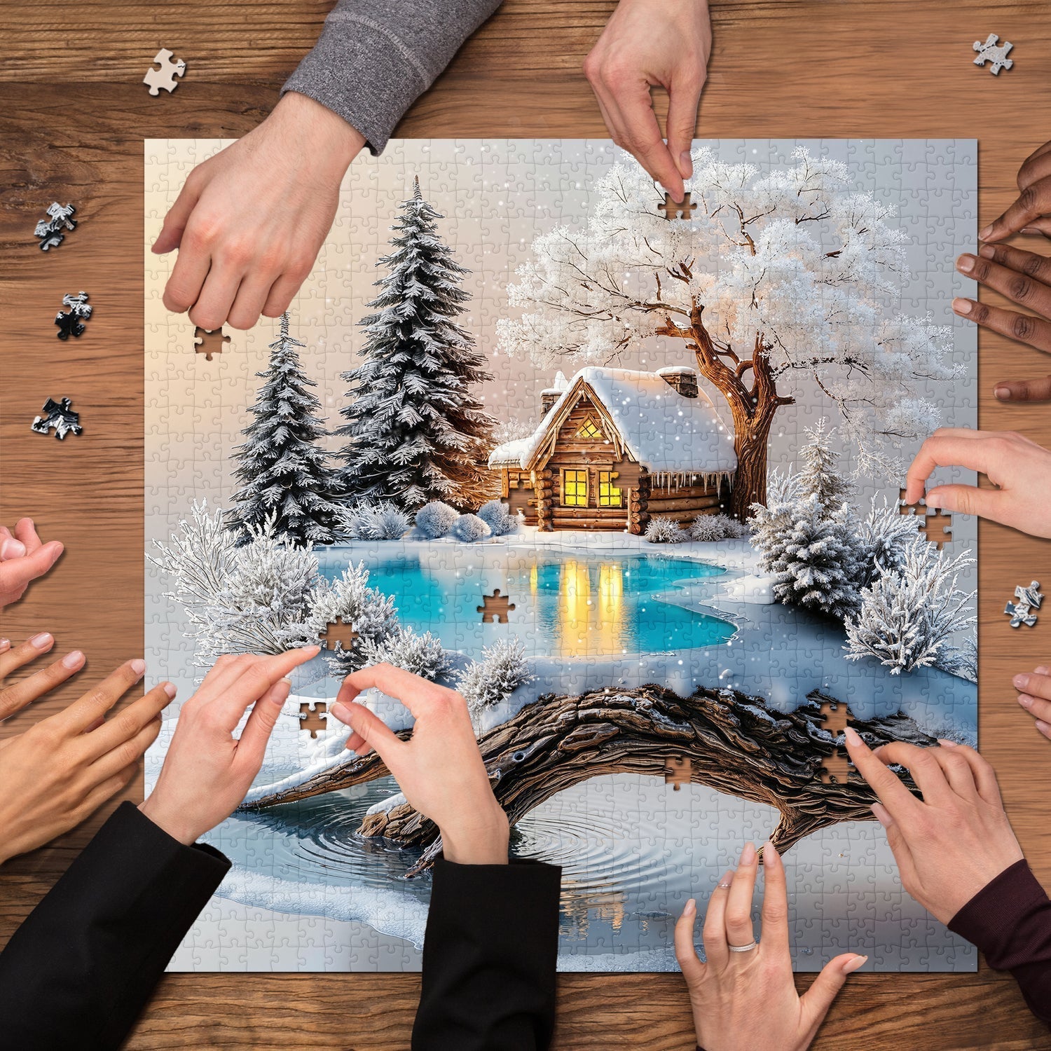 Puzzle Le royaume secret de l'hiver 1000 pièces