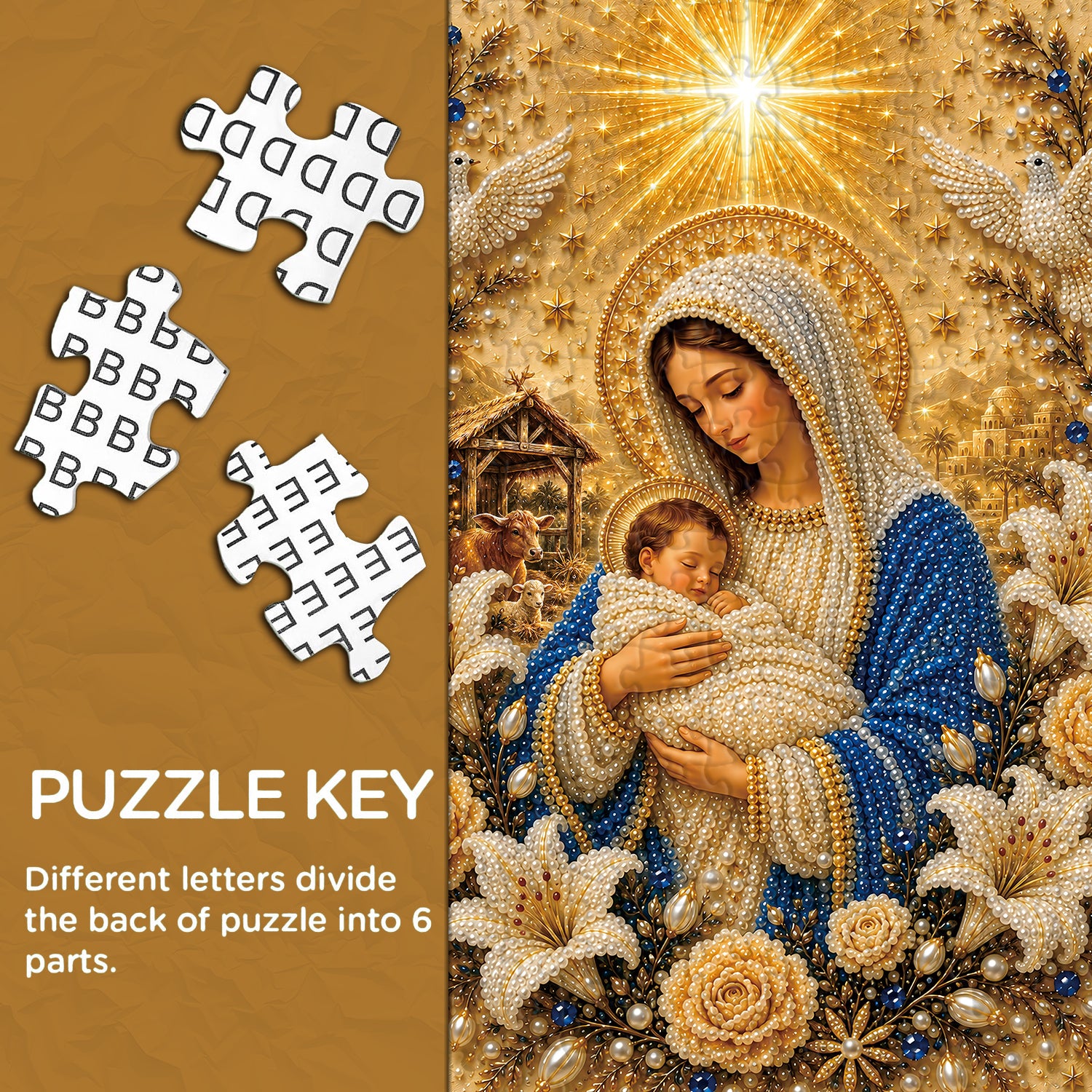 The Holy Nativity Jigsaw Puzzle 1000 Piece