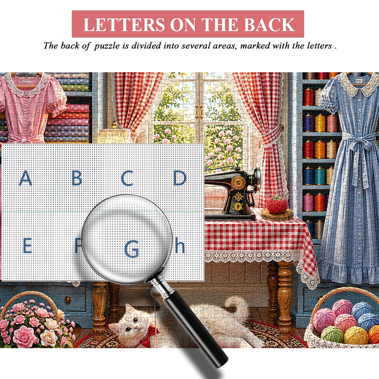 Sewing Cottage Jigsaw Puzzle 1000 Piece