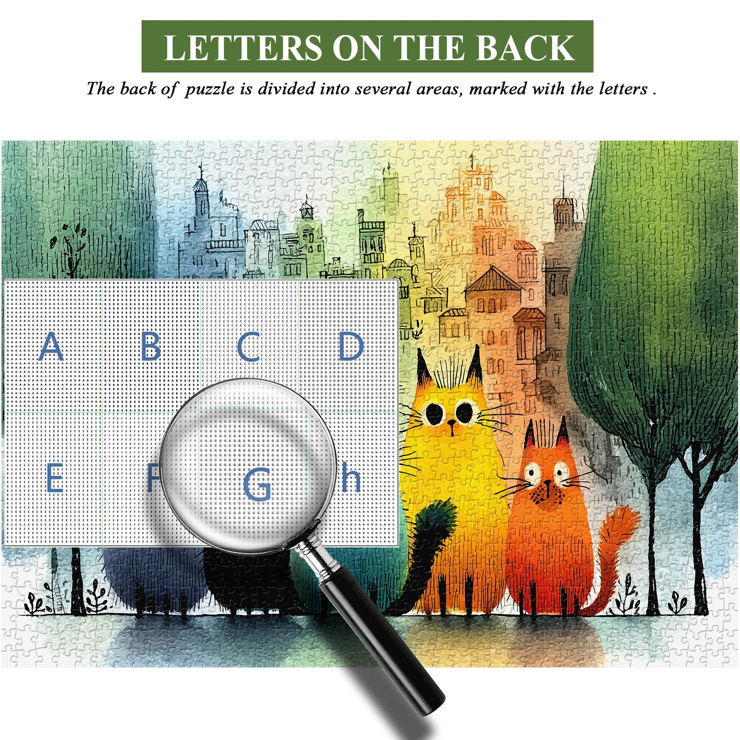 Chromatic Cats Jigsaw Puzzle 1000 Pieces