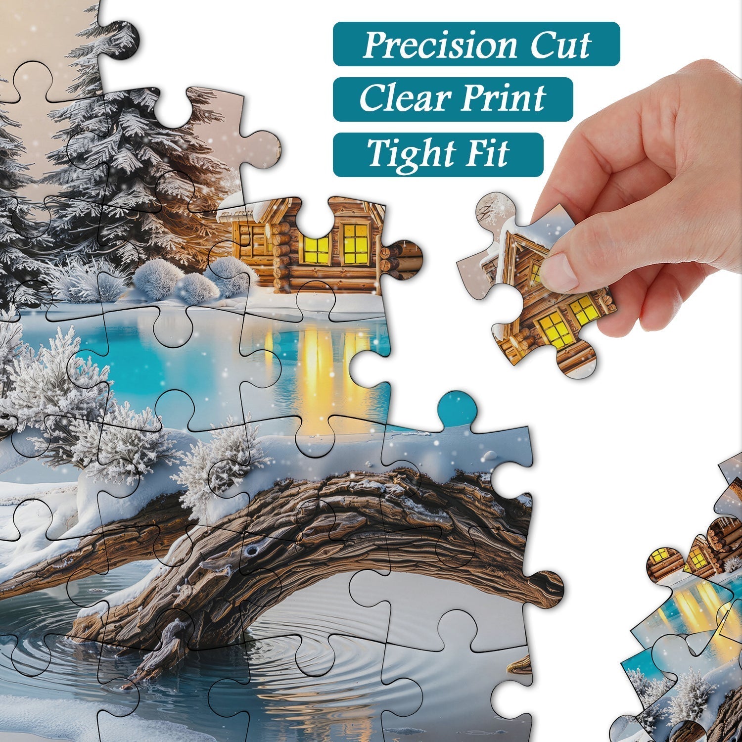 Puzzle Le royaume secret de l'hiver 1000 pièces