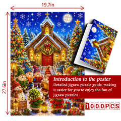 Christmas Gnome Village Jigsaw Puzzle 1000 Piece