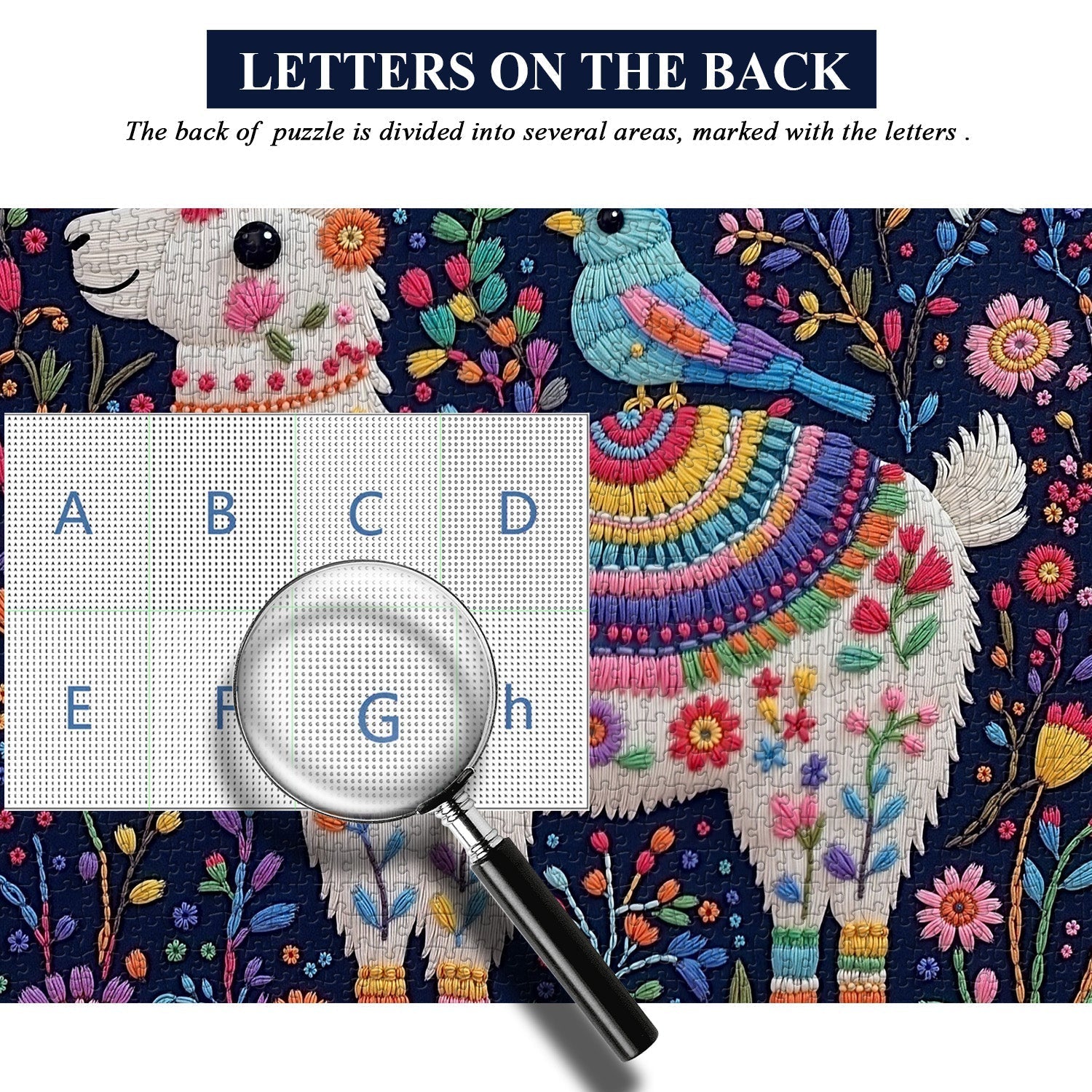 Lama in Bloom Puzzle 1000 Teile