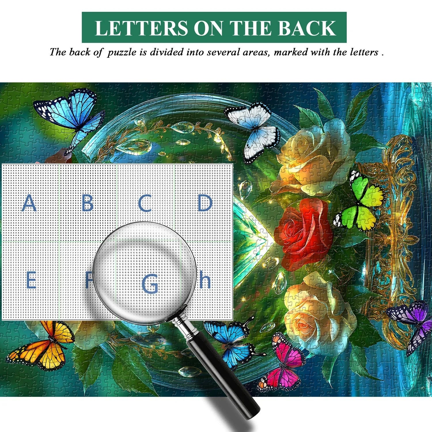 Crystal Heart Garden Jigsaw Puzzle 1000 Pieces