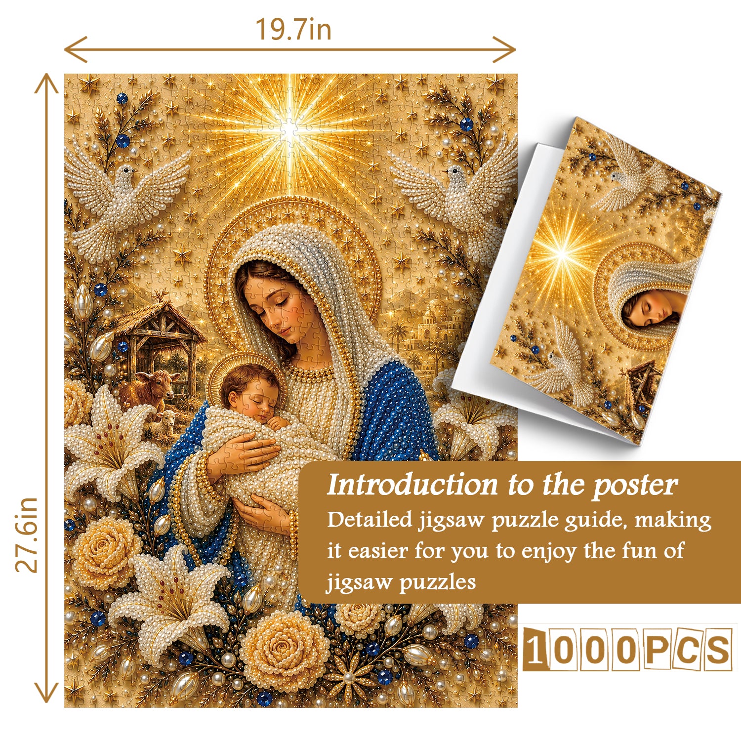 The Holy Nativity Jigsaw Puzzle 1000 Piece