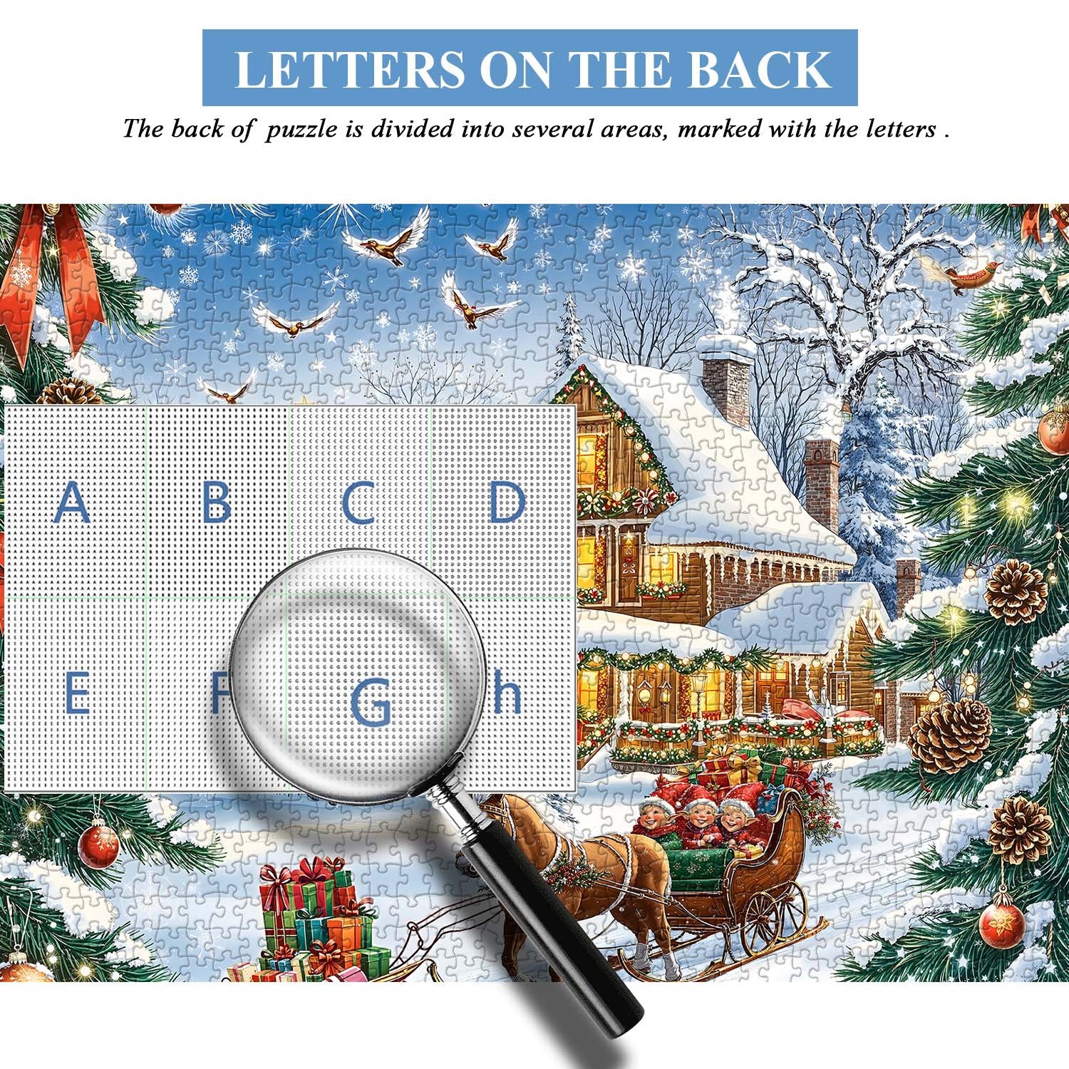 Christmas Sleigh Ride Jigsaw Puzzle 1000 Pieces
