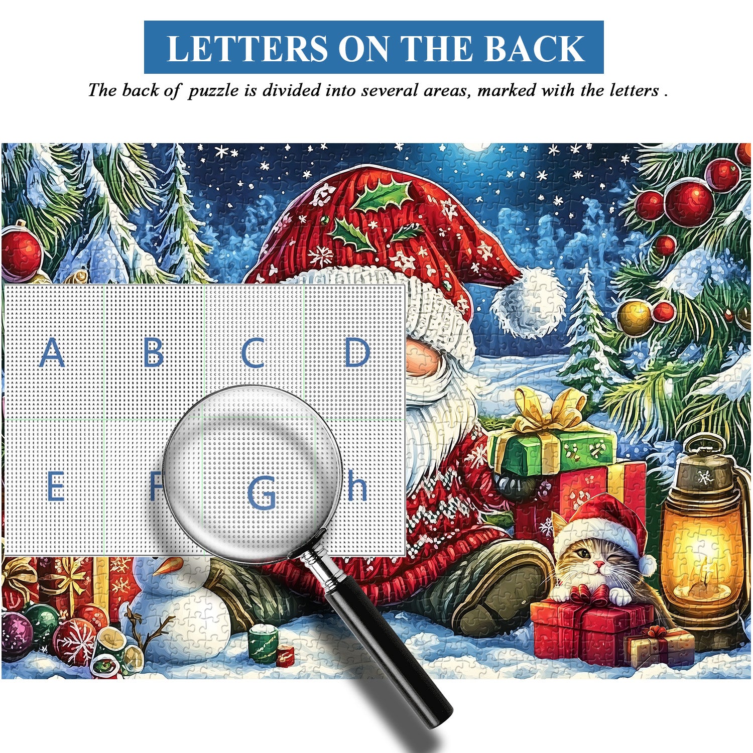 Whimsical Santa Celebration Jigsaw Puzzle 1000 Pieces