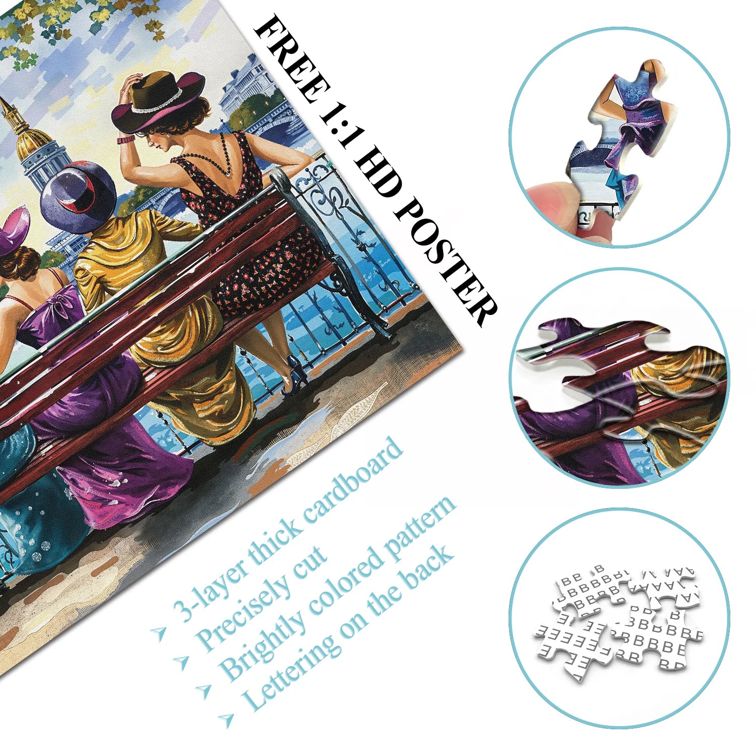 Parisian Afternoon Jigsaw Puzzle 1000 Pieces