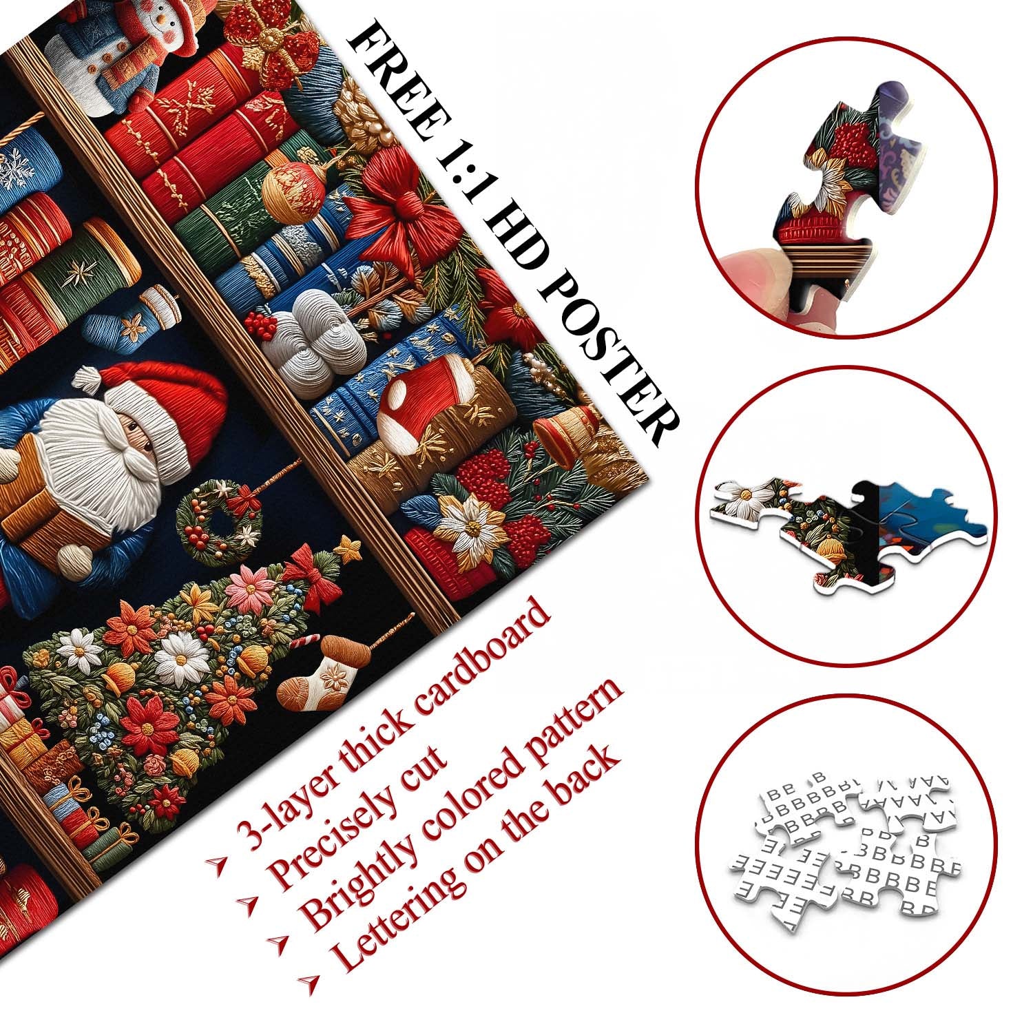 Cozy Christmas Shelf Jigsaw Puzzle 1000 Pieces