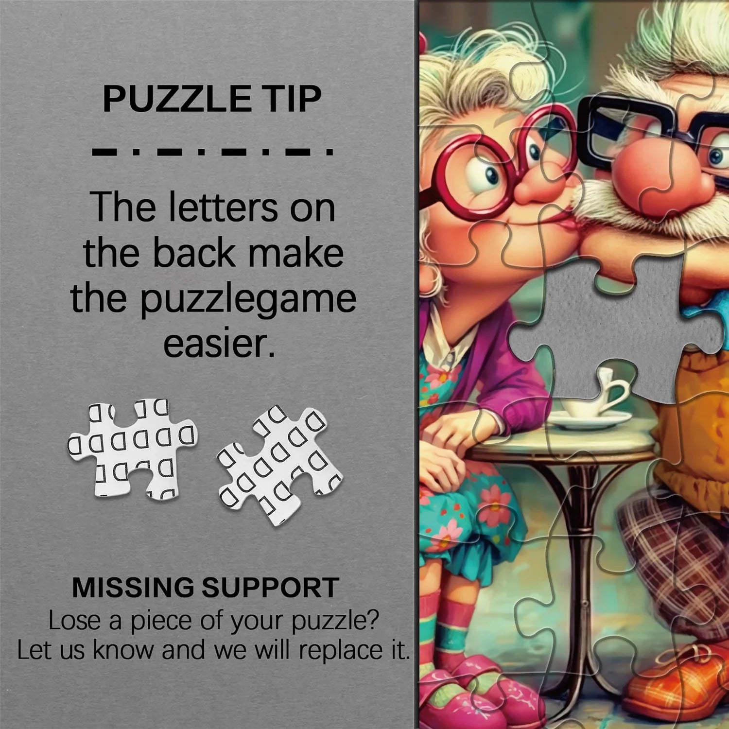 Aging Sweethearts Jigsaw Puzzle 1000 Pieces