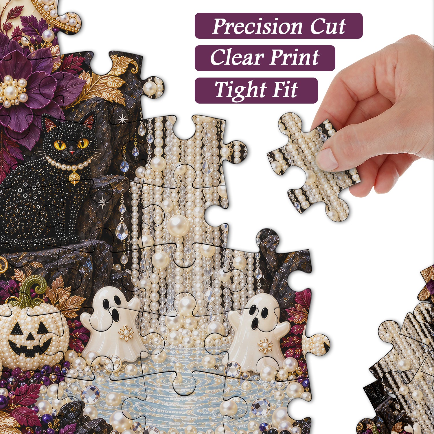 Beaded Halloween Art Jigsaw Puzzle 1000 Piece