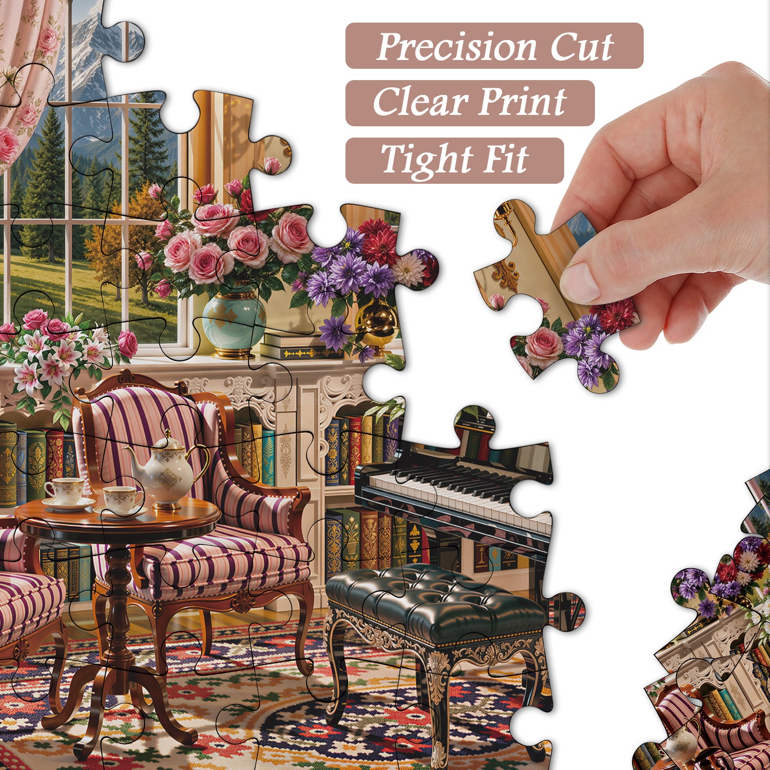 Floral Concerto Jigsaw Puzzle 1000 Piece