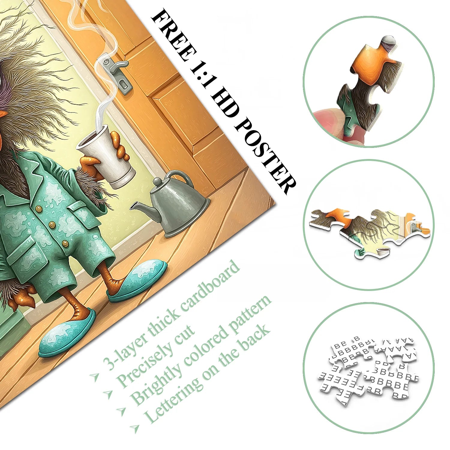 Zero Energy Bird Jigsaw Puzzle 1000 Pieces