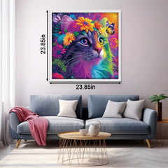 Iridescent Cat Jigsaw Puzzle 1000 Pieces