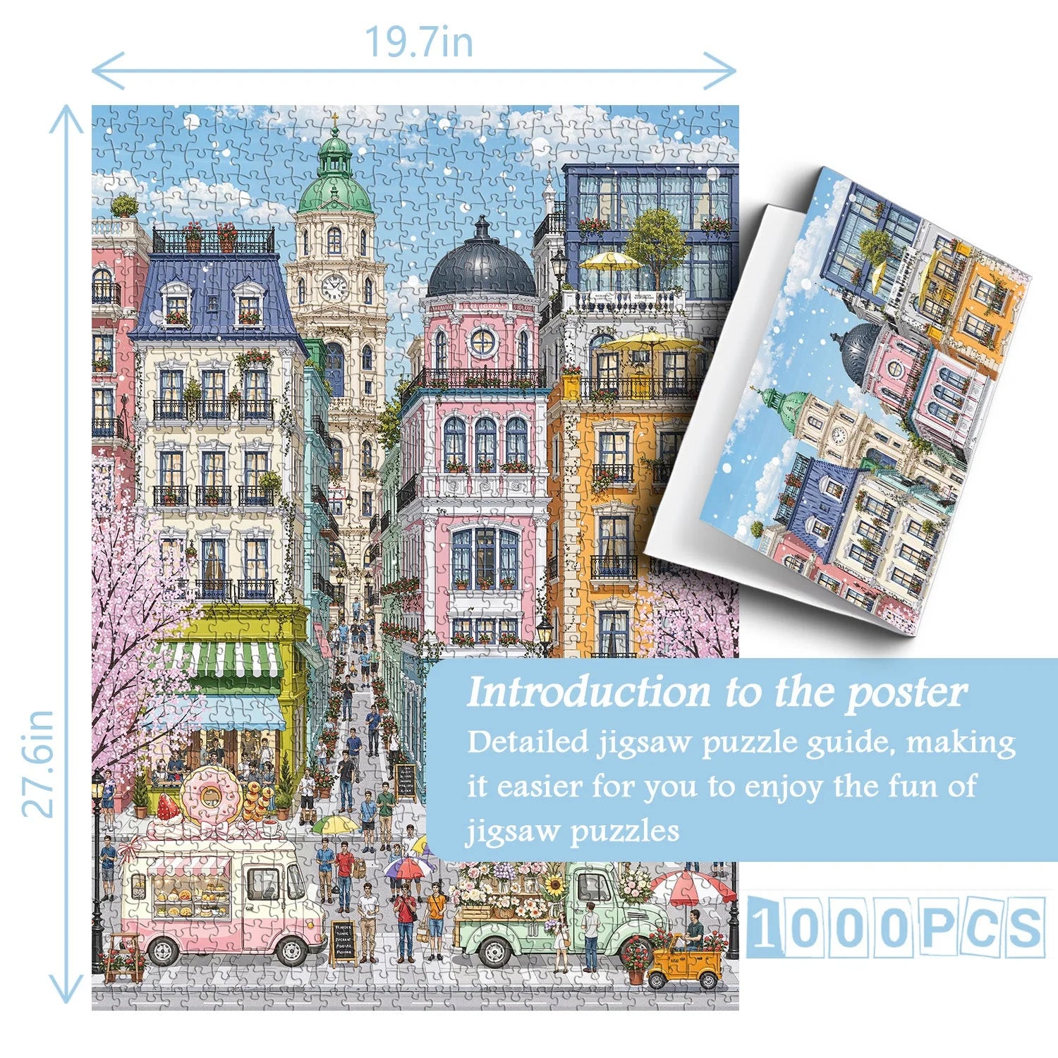Cherry Town Jigsaw Puzzle 1000 Piece