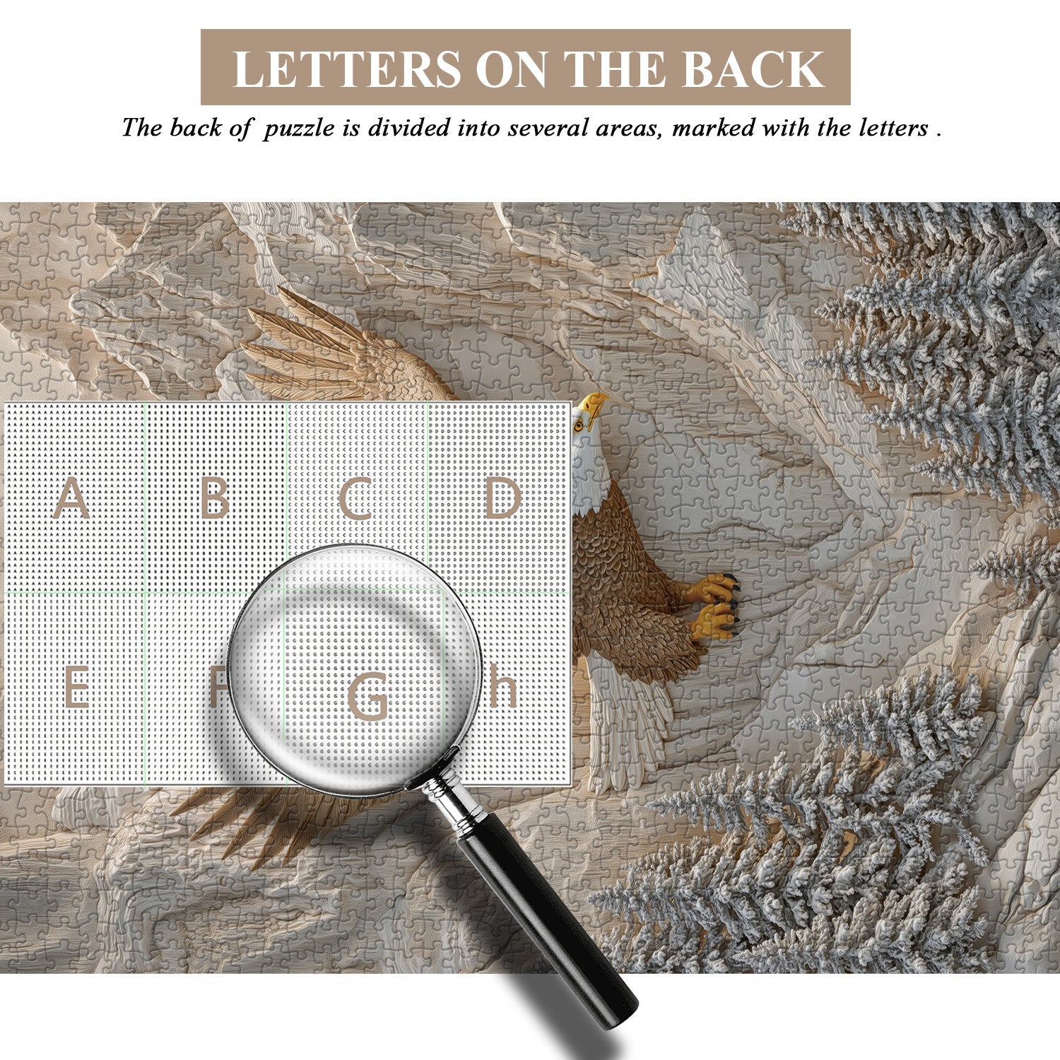 Puzzle Ailes sur les pics 1000 pièces