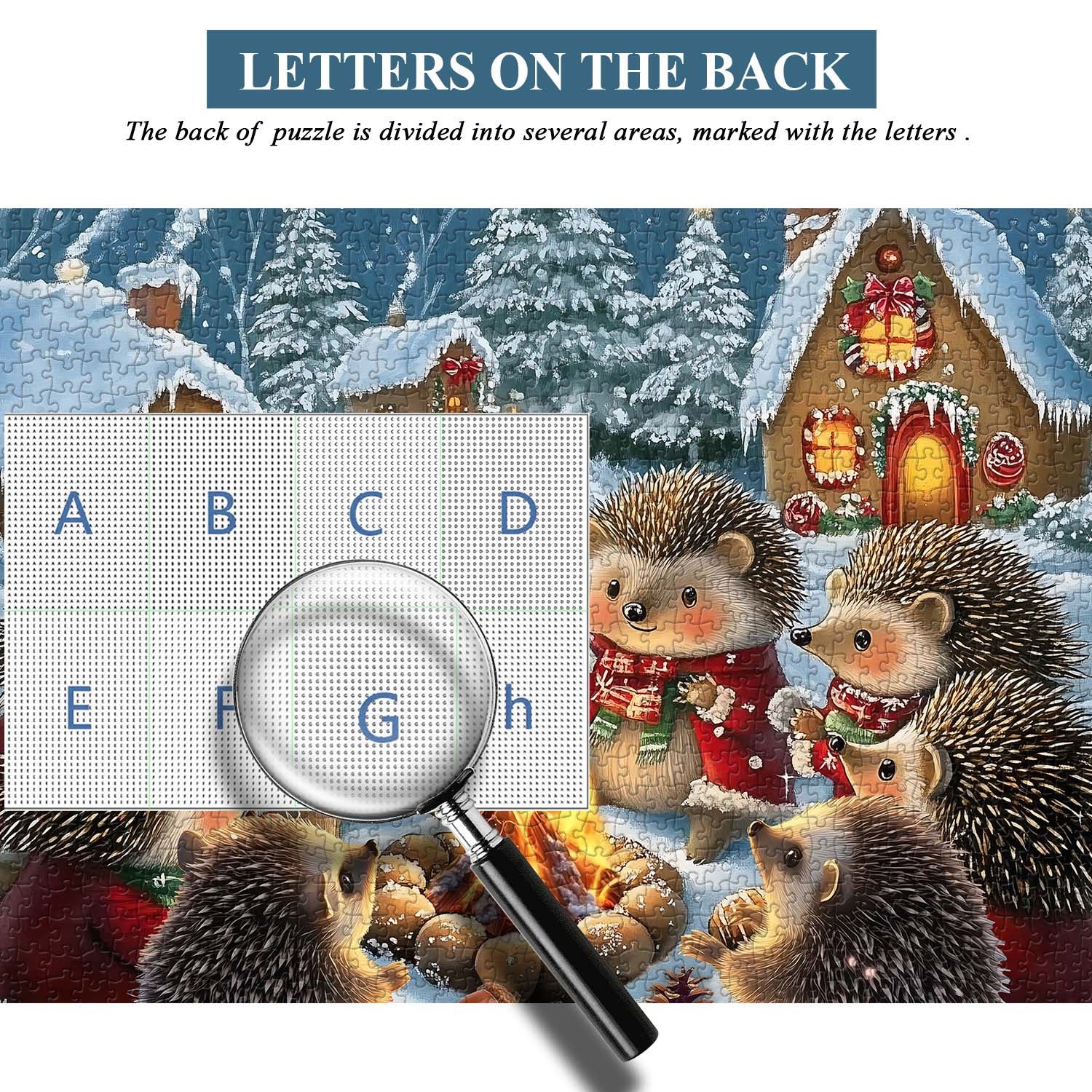 Hedgehog Village Christmas Eve Jigsaw Puzzle 1000 Pieces
