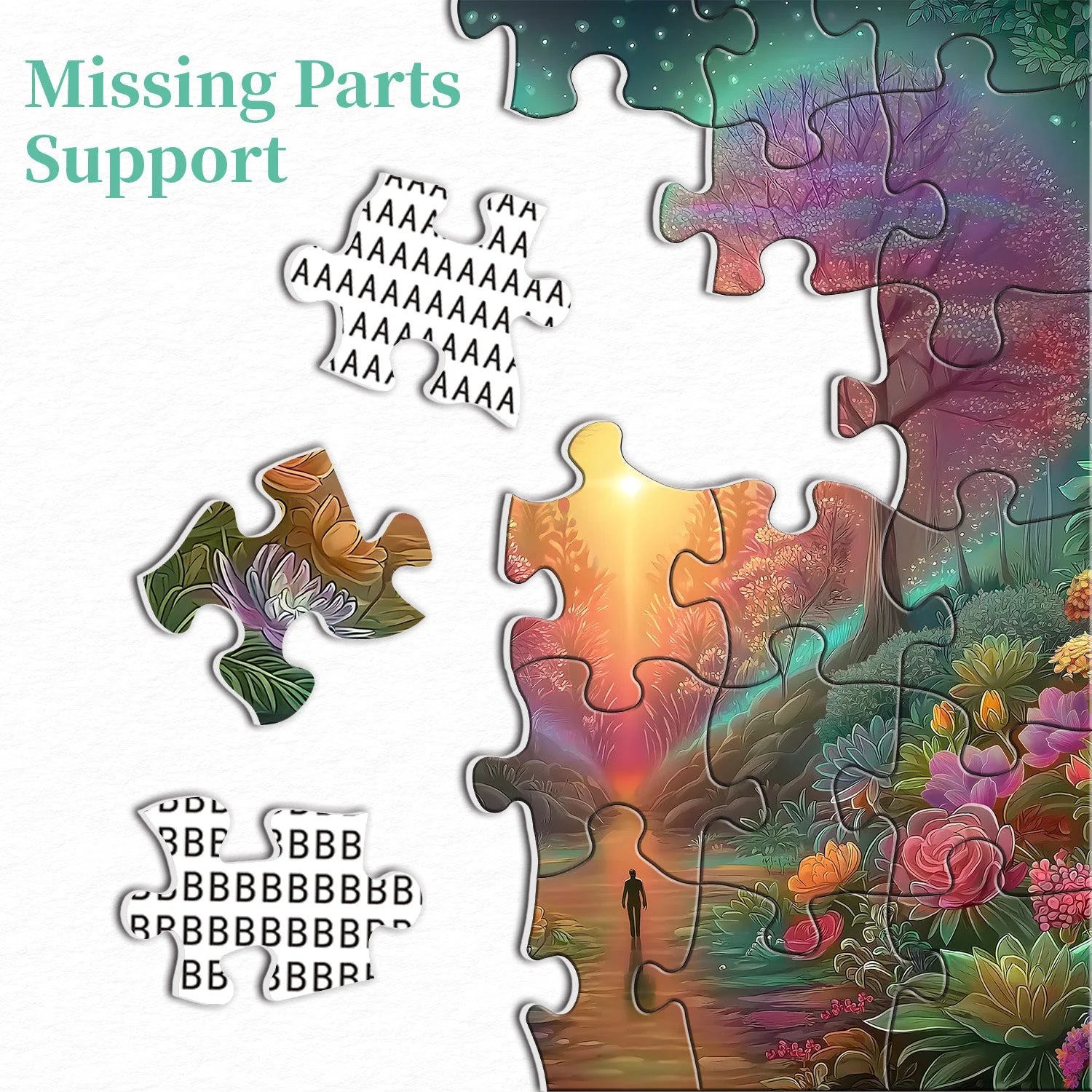 Heart's Path Jigsaw Puzzle 1000 Pieces