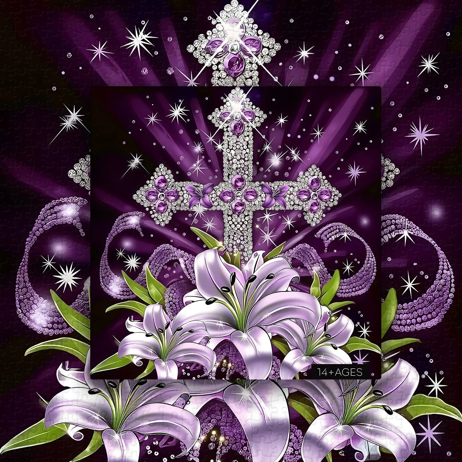 Faith And Flowers Jigsaw Puzzle 1000 Pieces