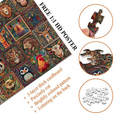 Zoo Collection Jigsaw Puzzle 1000 Pieces