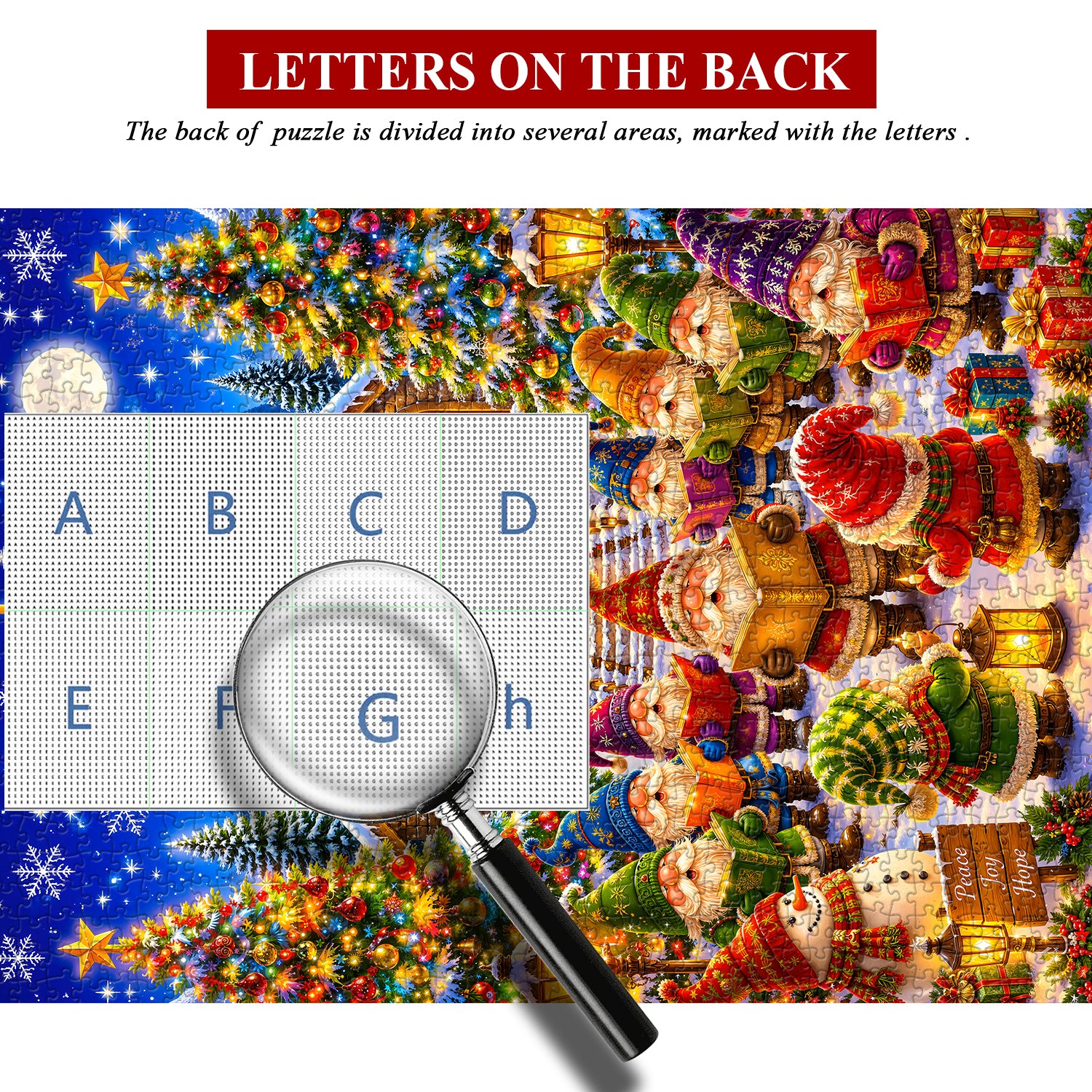 Christmas Gnome Village Jigsaw Puzzle 1000 Piece