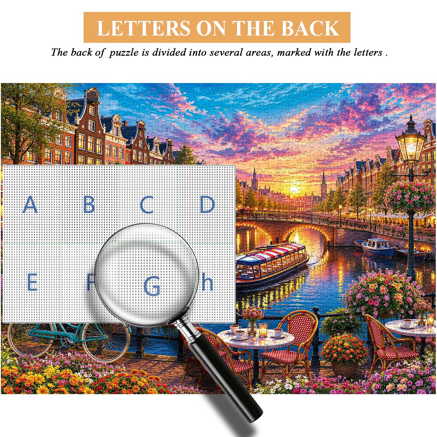 Canal Glow Jigsaw Puzzle 1000 Pieces