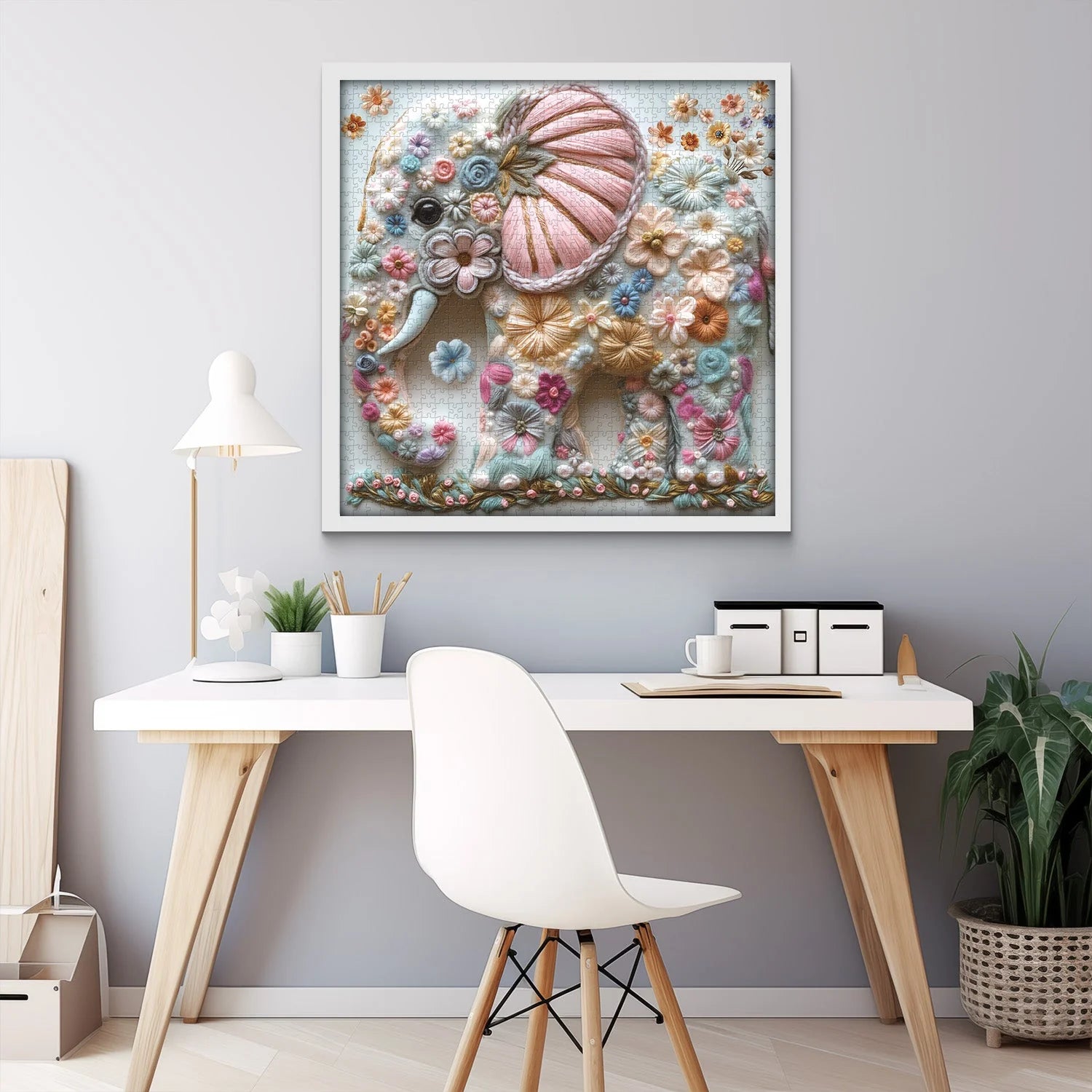 Wooly Dream Elephant Jigsaw Puzzle 1000 Pieces