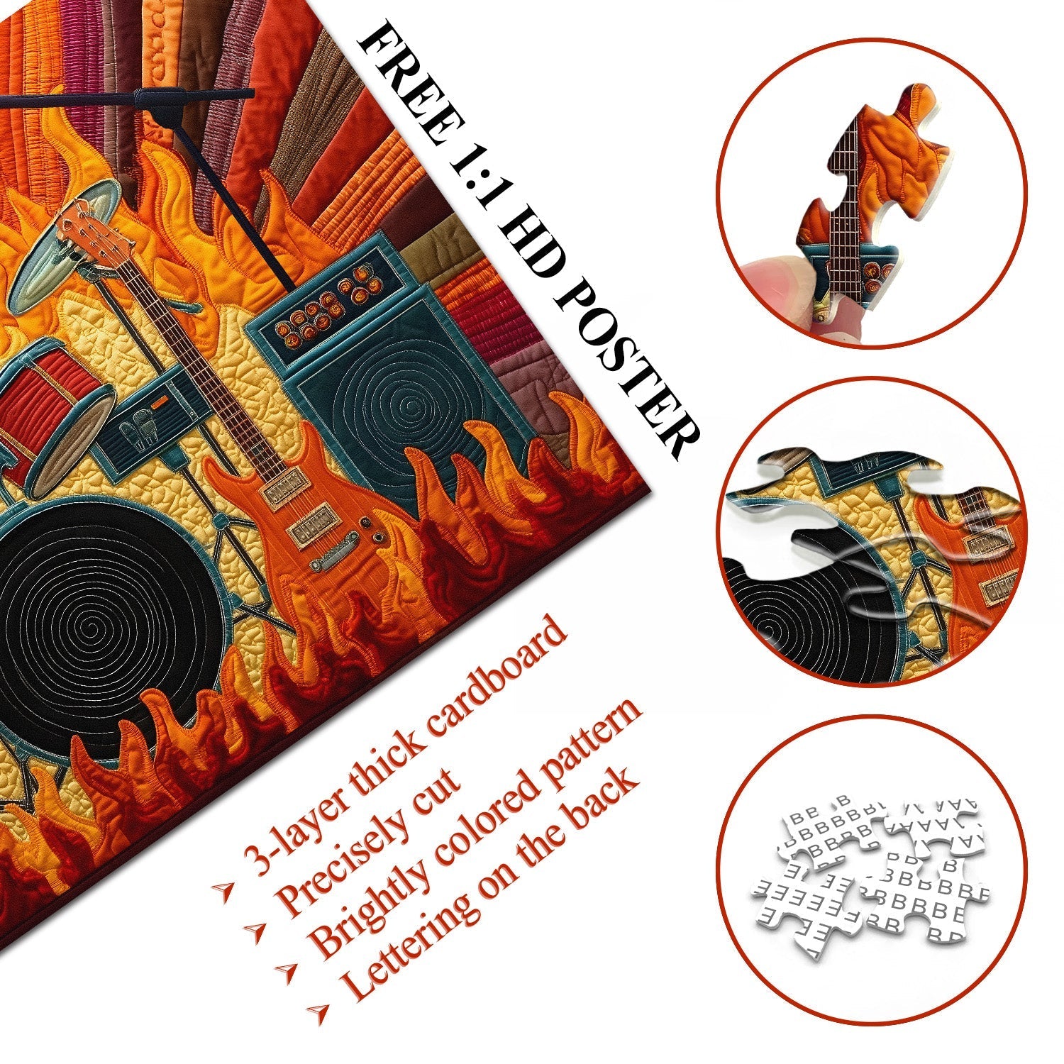 Fiery Stage Jigsaw Puzzle 1000 Pieces