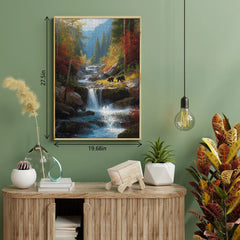 Mountain waterfall Jigsaw Puzzle 1000 Pieces