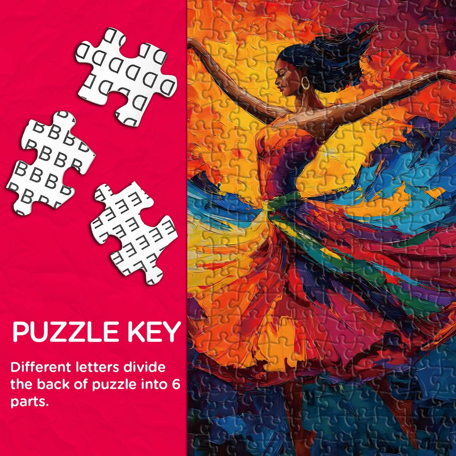 Dance of Colors Jigsaw Puzzle 1000 Pieces