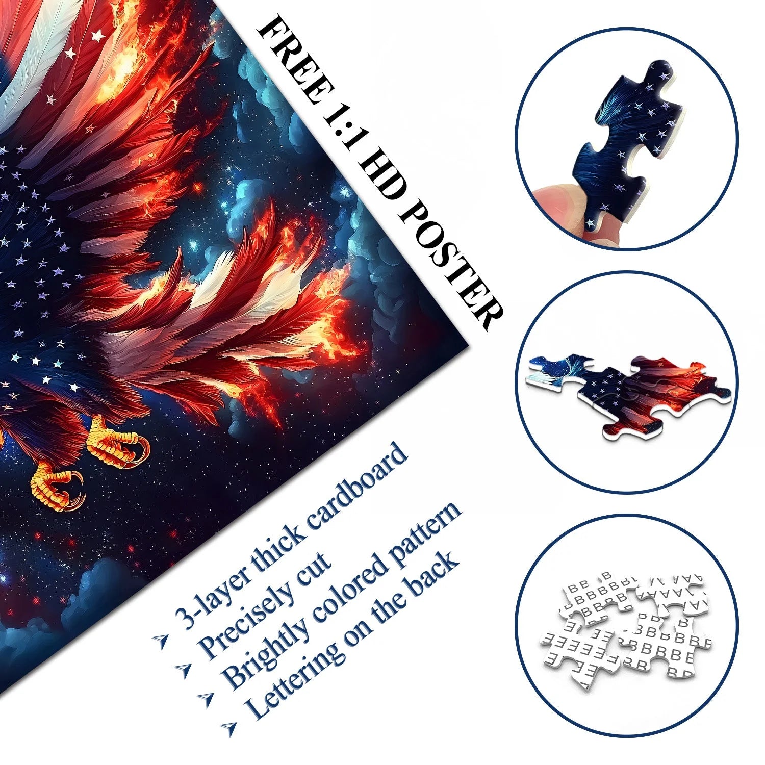 Wings of Freedom Jigsaw Puzzles 1000 Pieces