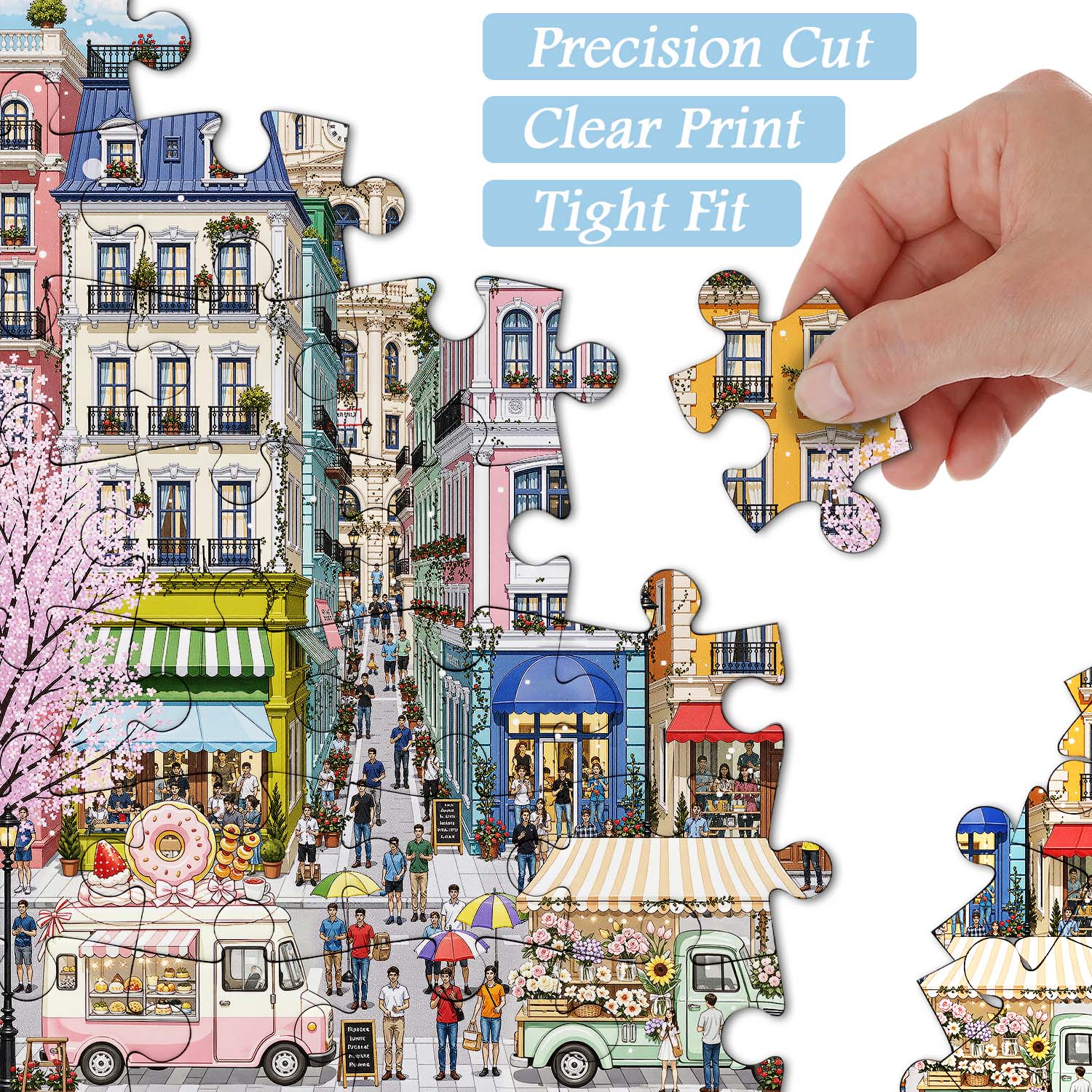Cherry Town Jigsaw Puzzle 1000 Piece