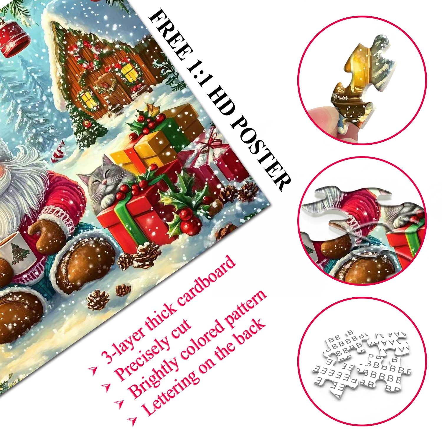 Christmas Elf Festival Jigsaw Puzzle 1000 Pieces