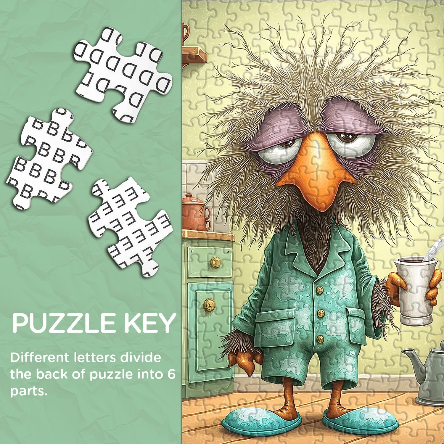 Zero Energy Bird Jigsaw Puzzle 1000 Pieces