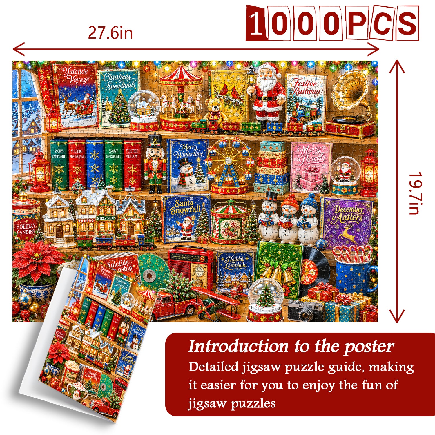 Christmas Treasures Jigsaw Puzzle 1000 Piece