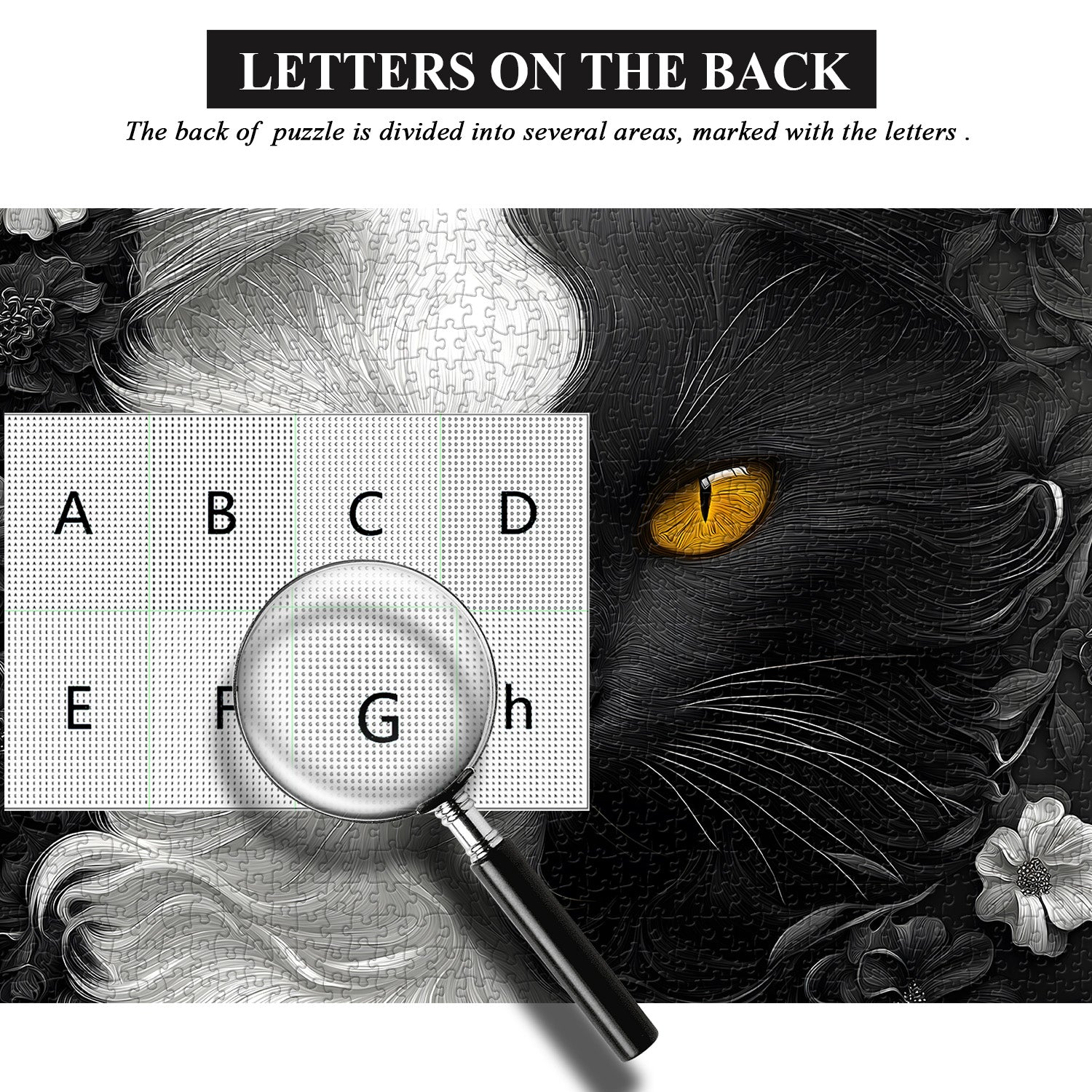 Yin Yang Cat Jigsaw Puzzle 1000 Pieces