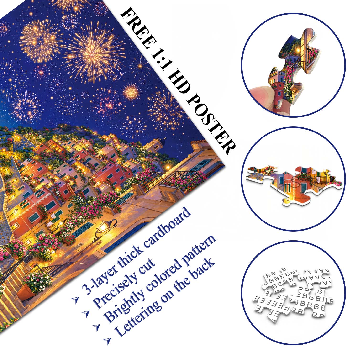 Night in Bloom Jigsaw Puzzle 1000 Pieces